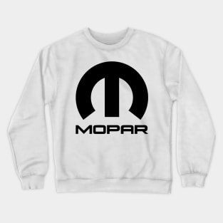 Black Mopar Logo Crewneck Sweatshirt